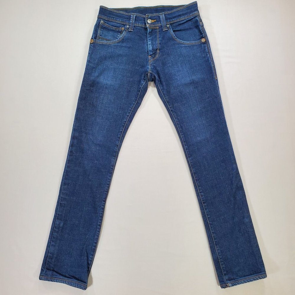 Levis 65504 Jeans Men 30x34 Indigo Denim Skinny Straight Stretch Classic (30x31)